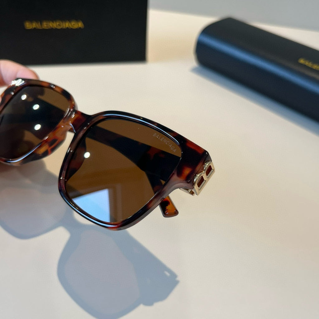 Balenciaga Folding Square Black Lens Sunglasses for Men & Women - 358660 - detail image 6