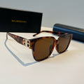 Balenciaga Folding Square Black Lens Sunglasses for Men & Women - 358660