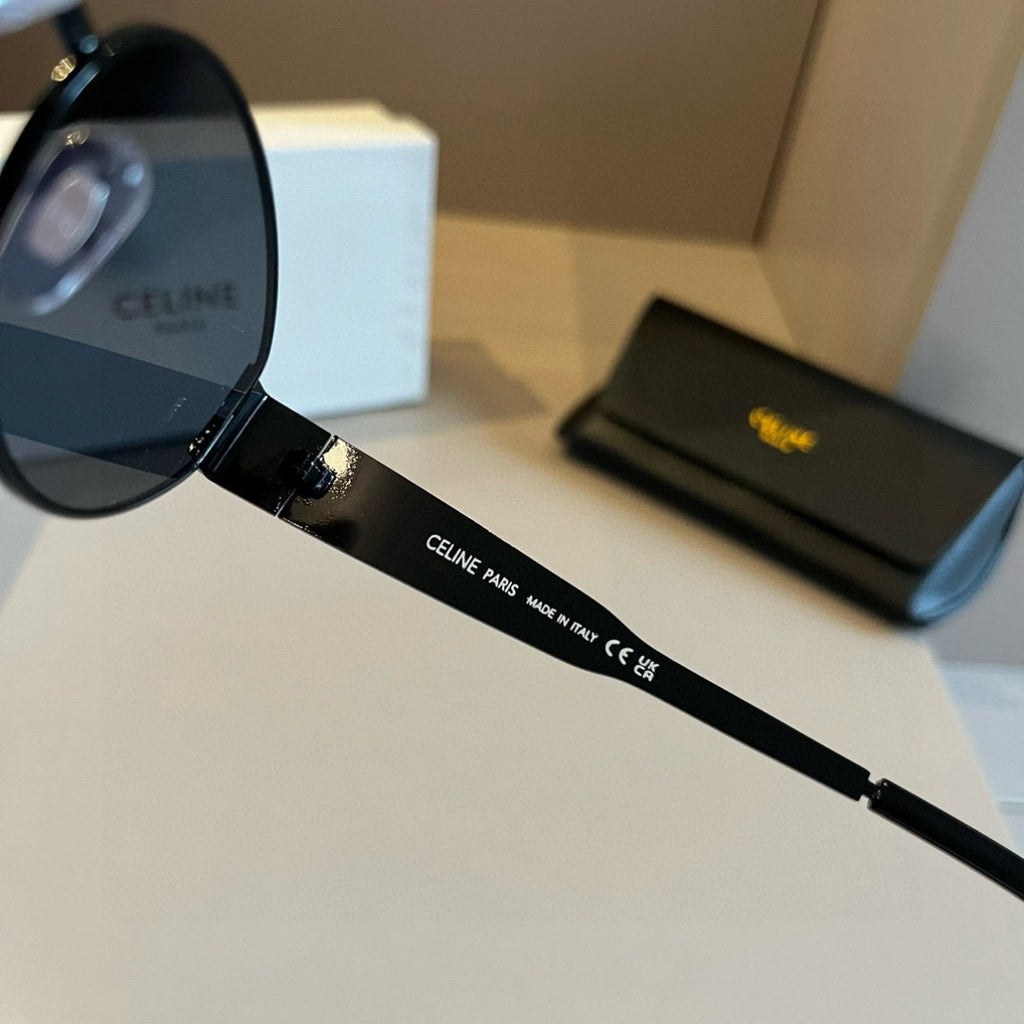 Celine Cat-Eye Silver Lens Sunglasses for Men & Women - 486952 - detail image 8