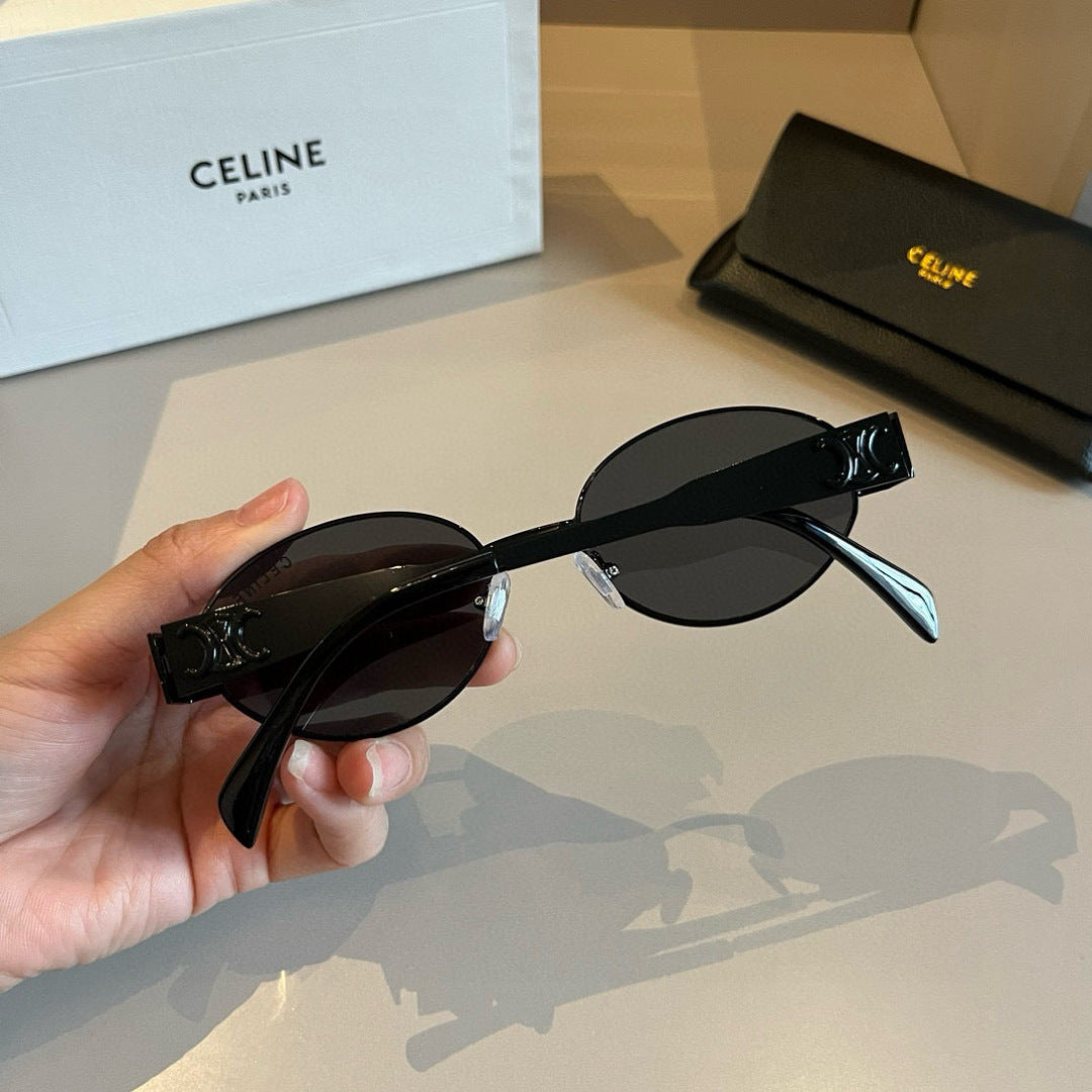 Celine Cat-Eye Silver Lens Sunglasses for Men & Women - 486952 - detail image 6