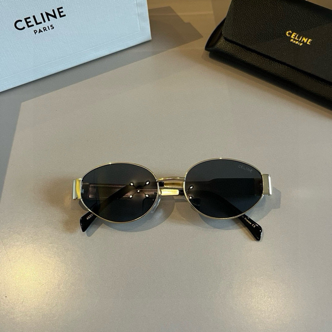 Celine Cat-Eye Gold Lens Sunglasses for Men & Women - 486991 - detail image 5