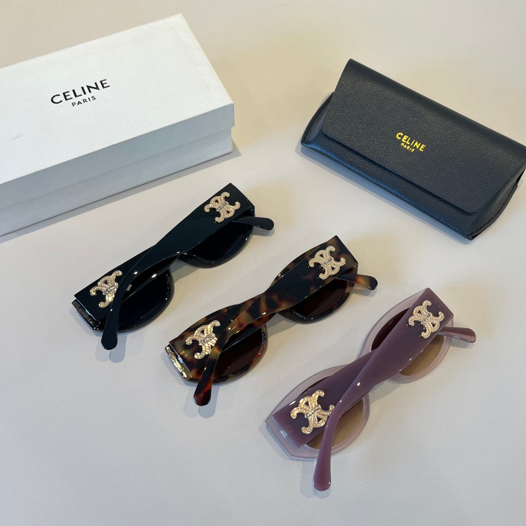 Celine Fashion Black Lens Sunglasses for Men & Women - 382555 - detail image 8