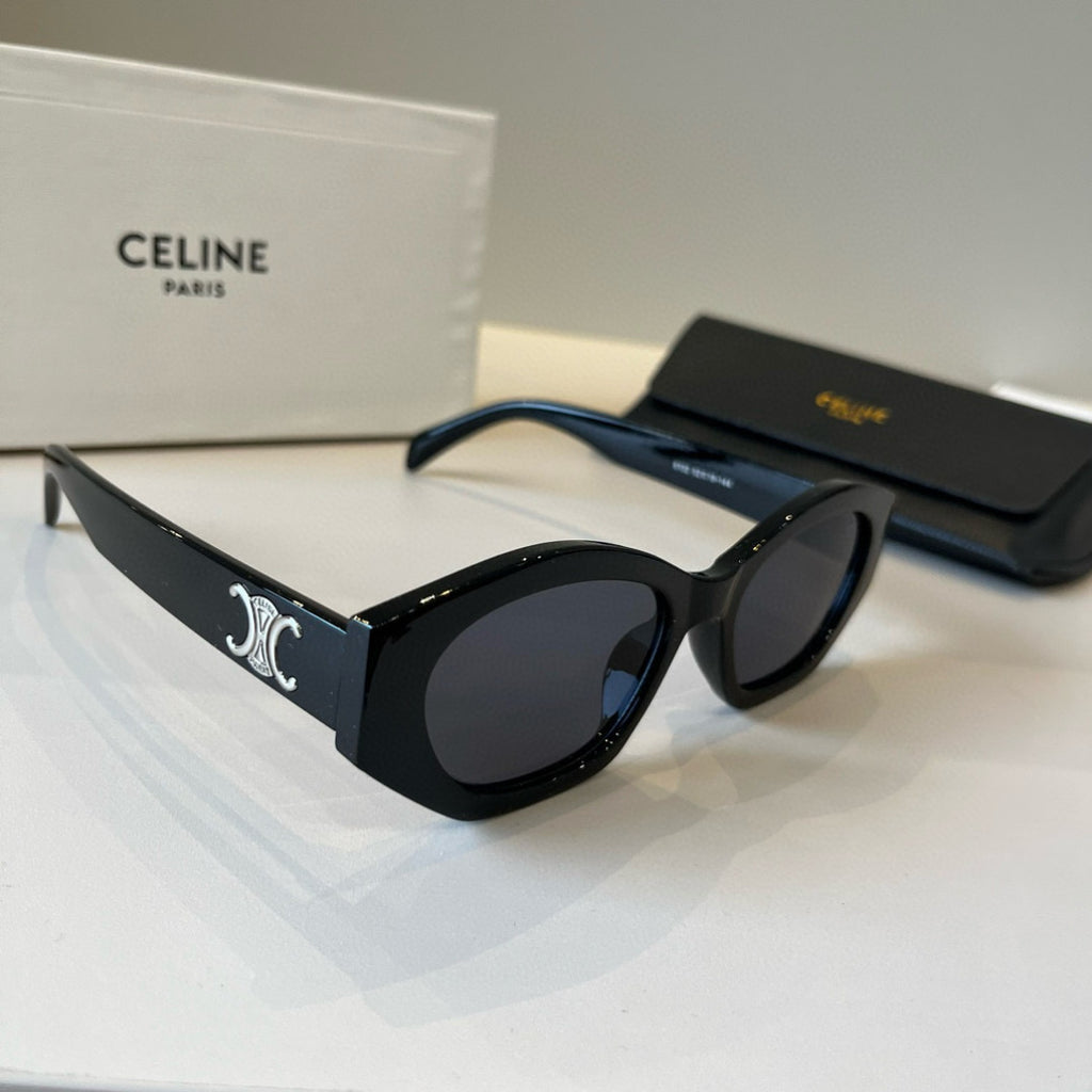Celine Fashion Black Lens Sunglasses for Men & Women - 382551