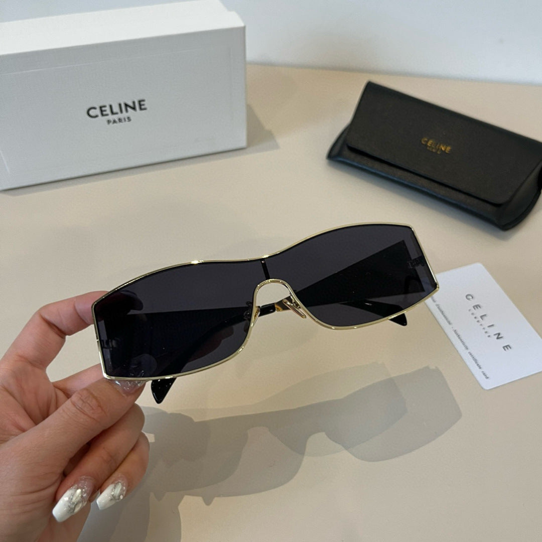 Celine Metal Fashion Silver Lens Sunglasses for Men & Women - 431979 - detail image 5