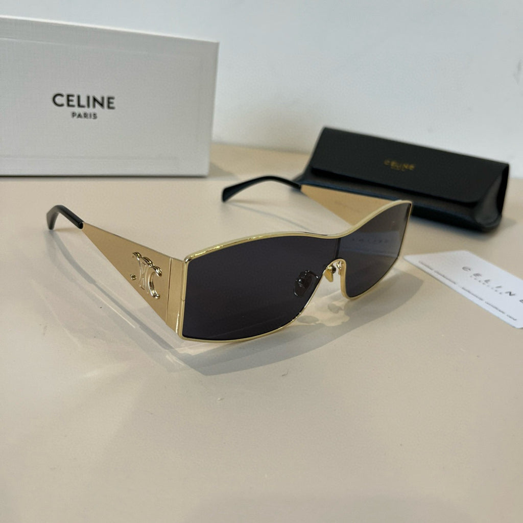 Celine Metal Fashion Silver Lens Sunglasses for Men & Women - 431979