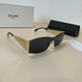 Celine Metal Fashion Silver Lens Sunglasses for Men & Women - 431979