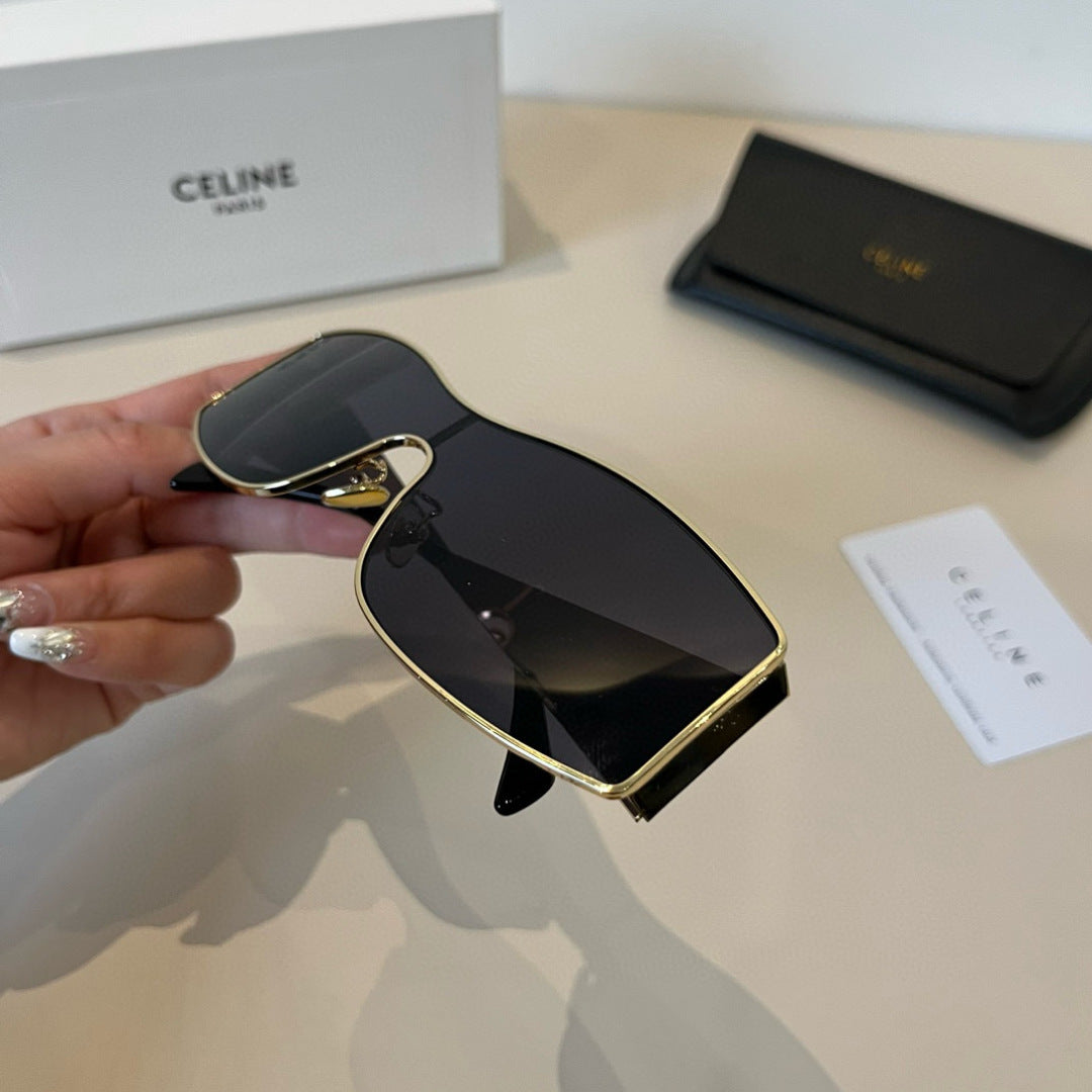 Celine Metal Fashion Silver Lens Sunglasses for Men & Women - 431979 - detail image 6
