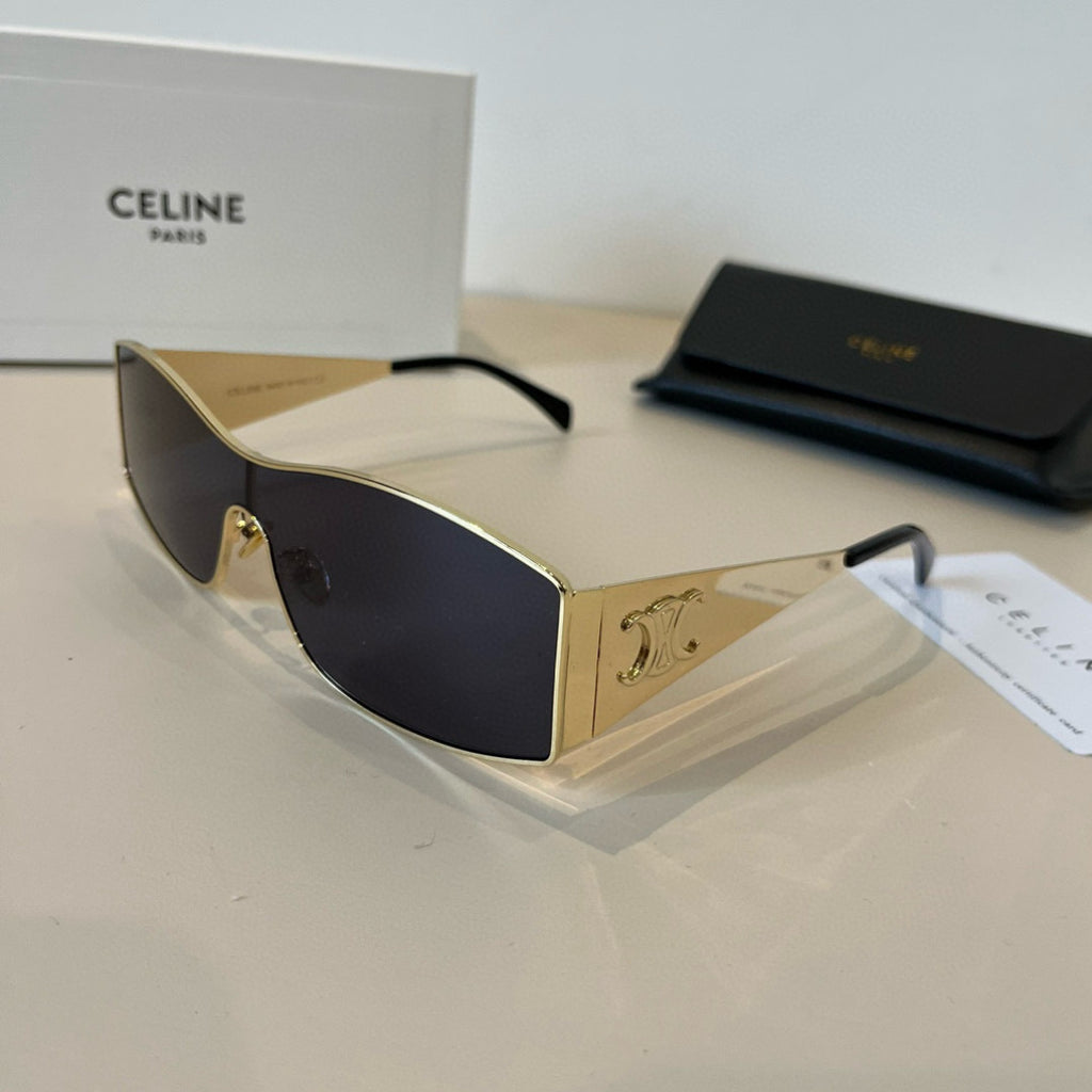 Celine Metal Fashion Silver Lens Sunglasses for Men & Women - 431979 - detail image 3