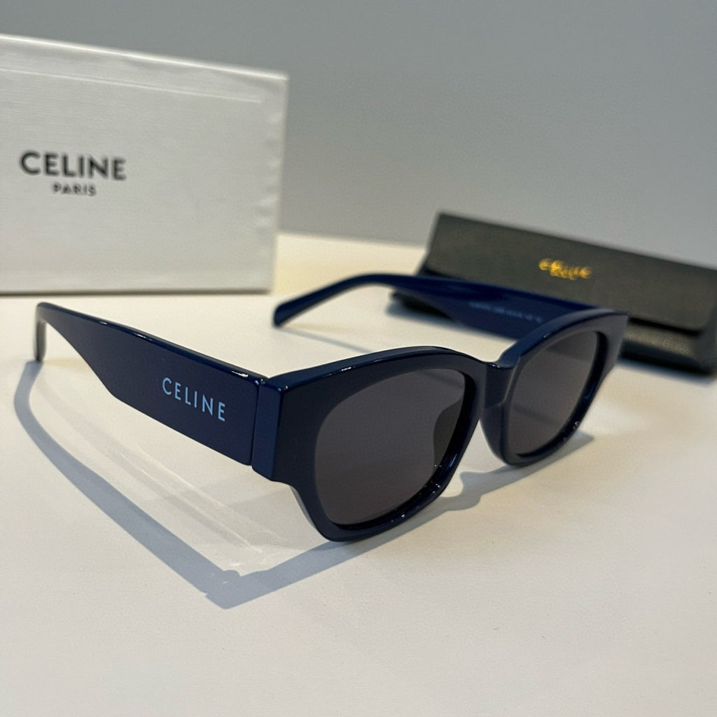 Celine Slim Black Lens Sunglasses for Men & Women - 415619