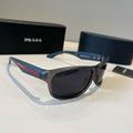 Prada Fashion Black Lens Sunglasses for Men & Women - 487125
