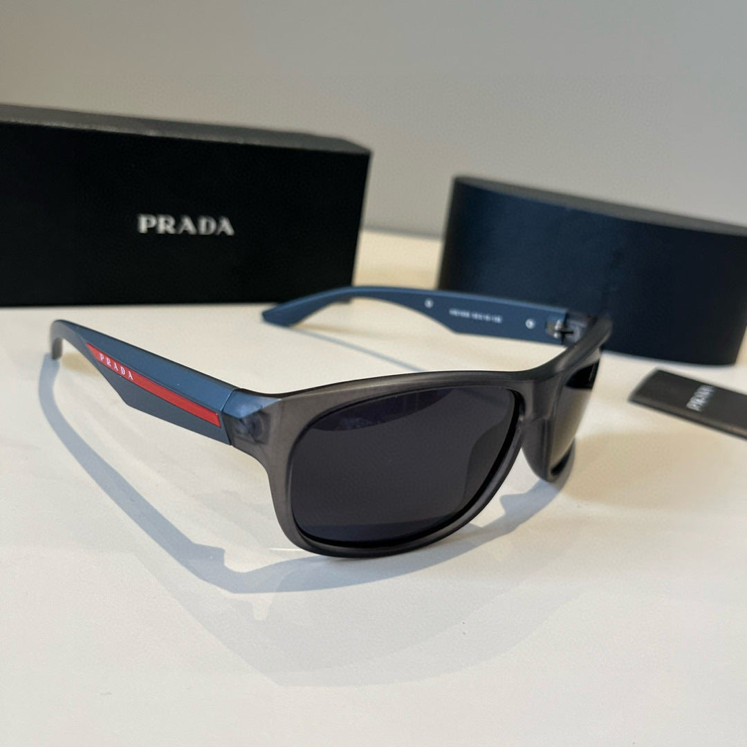 Prada Fashion Black Lens Sunglasses for Men & Women - 487125