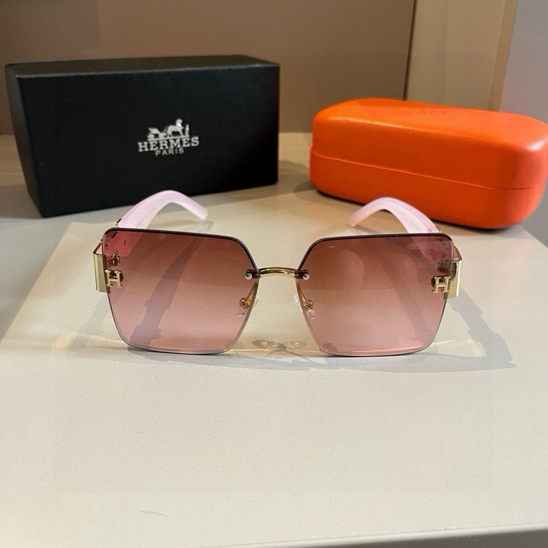 Hermès Oversized Red Lens Sunglasses for Women - 416532 - detail image 4