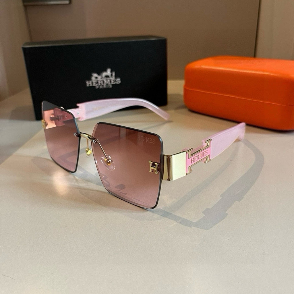 Hermès Oversized Red Lens Sunglasses for Women - 416532 - detail image 3