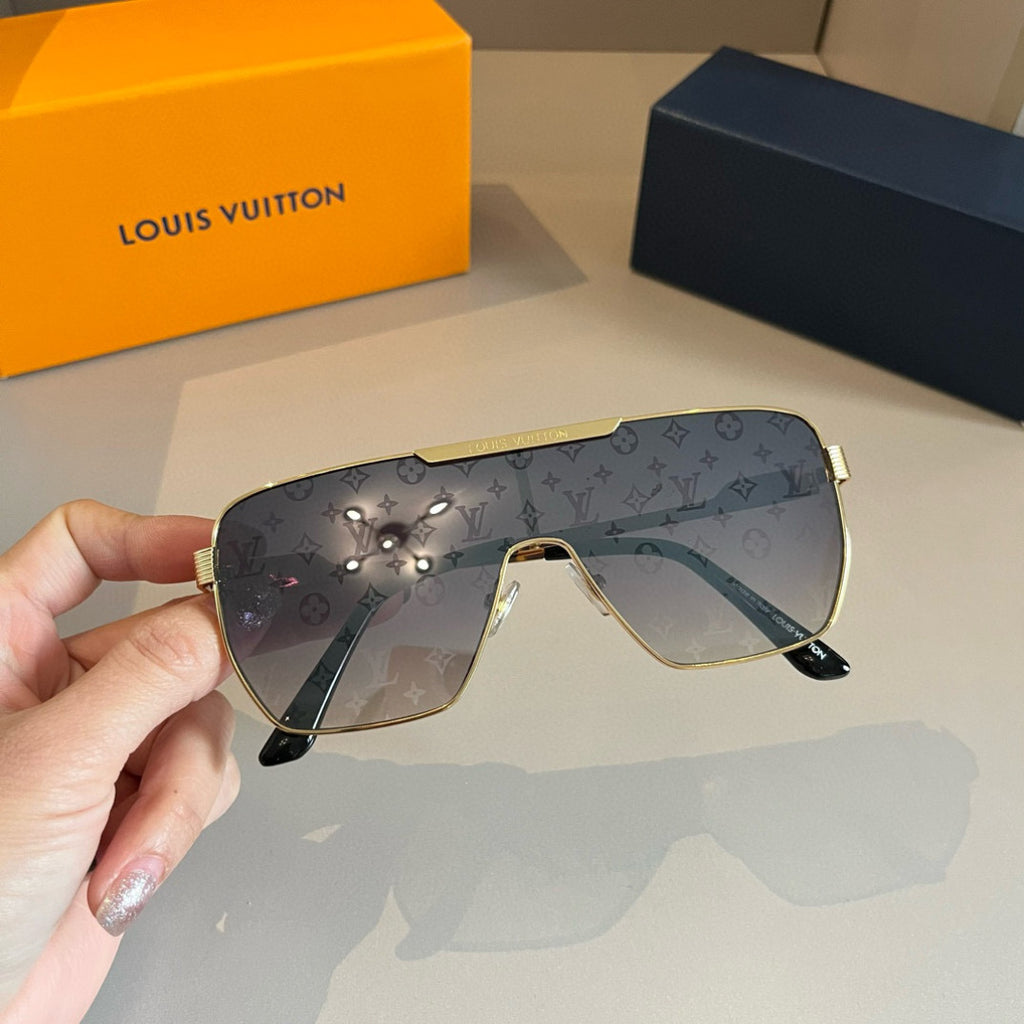 Louis Vuitton Fashion Gold Lens Sunglasses for Men & Women - 448680 - detail image 5
