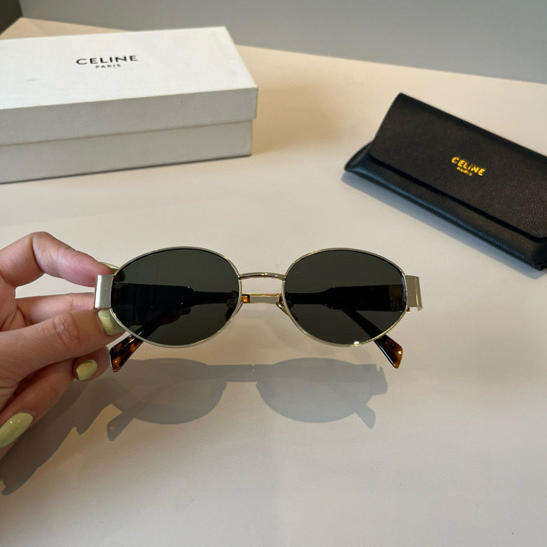 Celine Cat-Eye Brown Lens Sunglasses for Men & Women - 998069 - detail image 8
