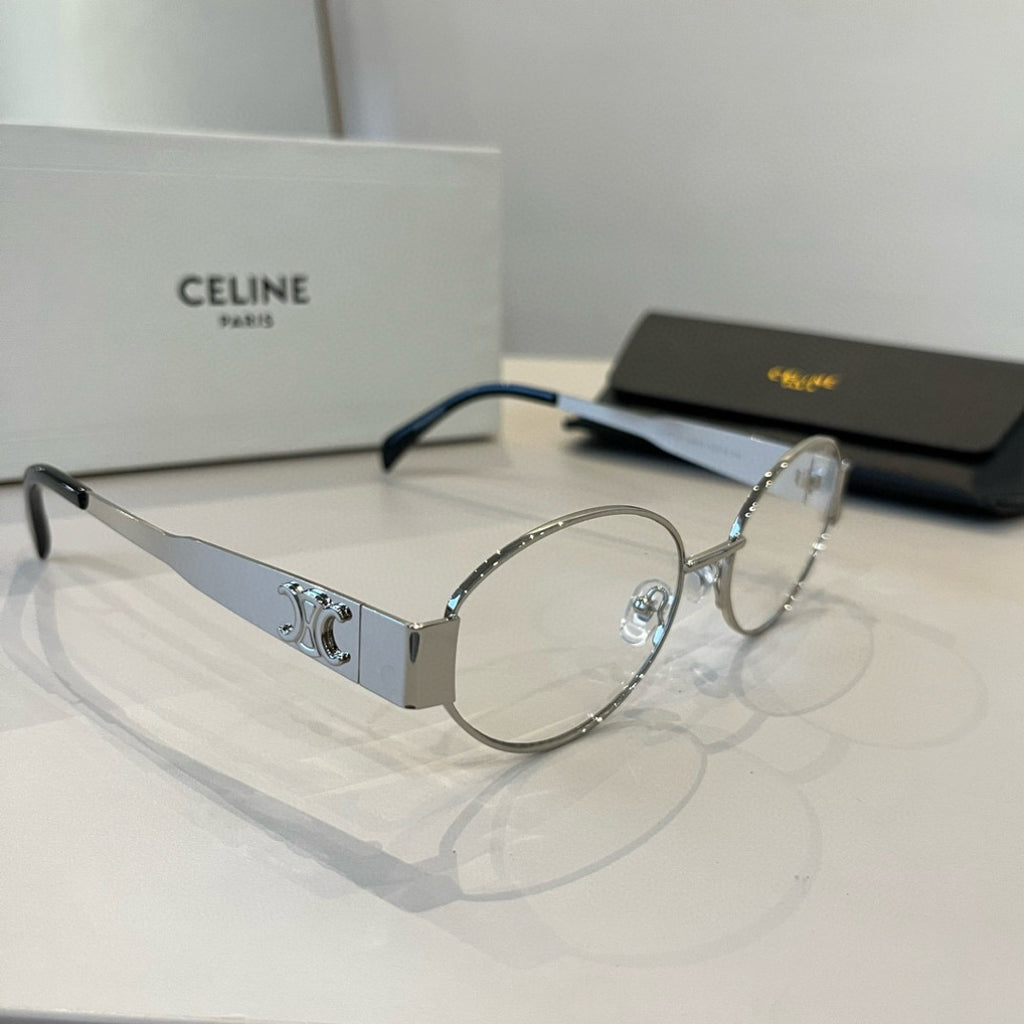 Celine Cat-Eye Silver Lens Sunglasses for Men & Women - 998071