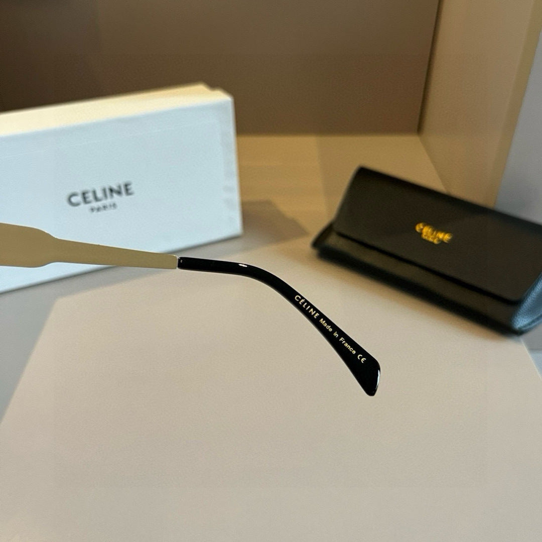 Celine Cat-Eye Gold Lens Sunglasses for Men & Women - 382520 - detail image 7