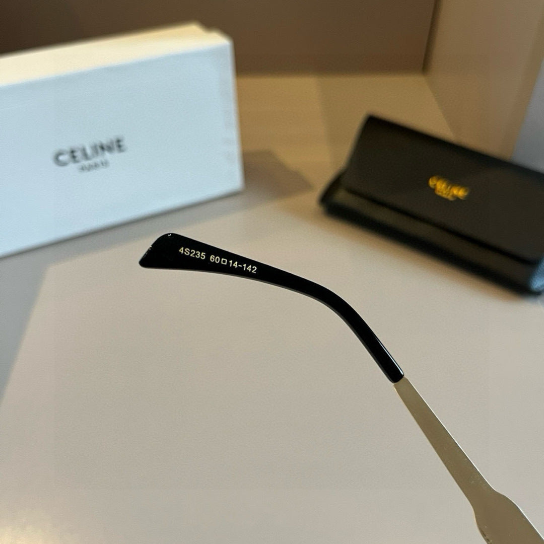 Celine Cat-Eye Gold Lens Sunglasses for Men & Women - 358309 - detail image 8
