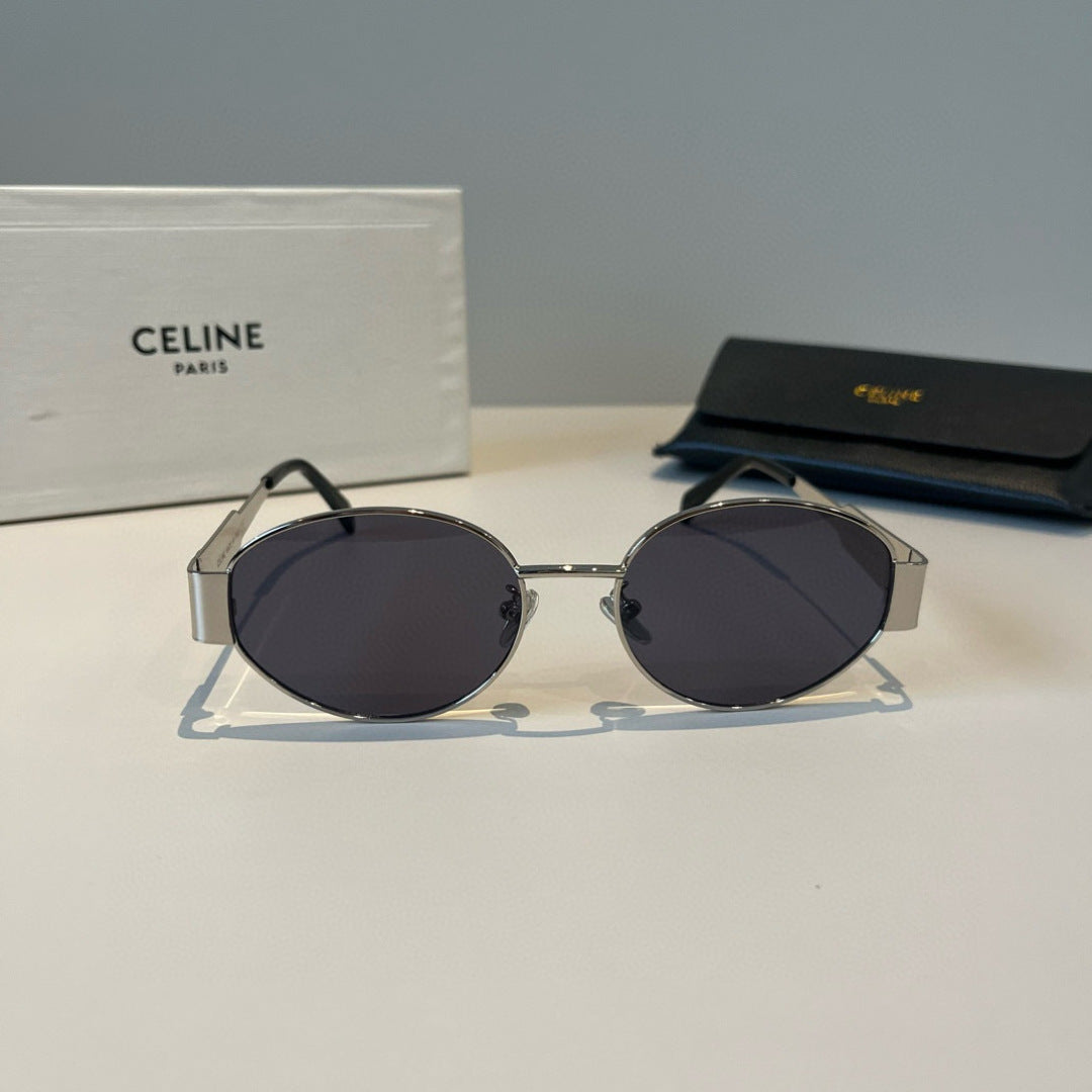Celine Cat-Eye Silver Lens Sunglasses for Men & Women - 358310 - detail image 2