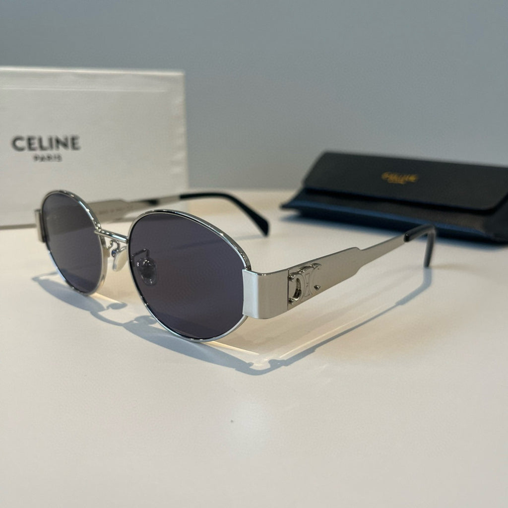 Celine Cat-Eye Silver Lens Sunglasses for Men & Women - 358310 - detail image 3
