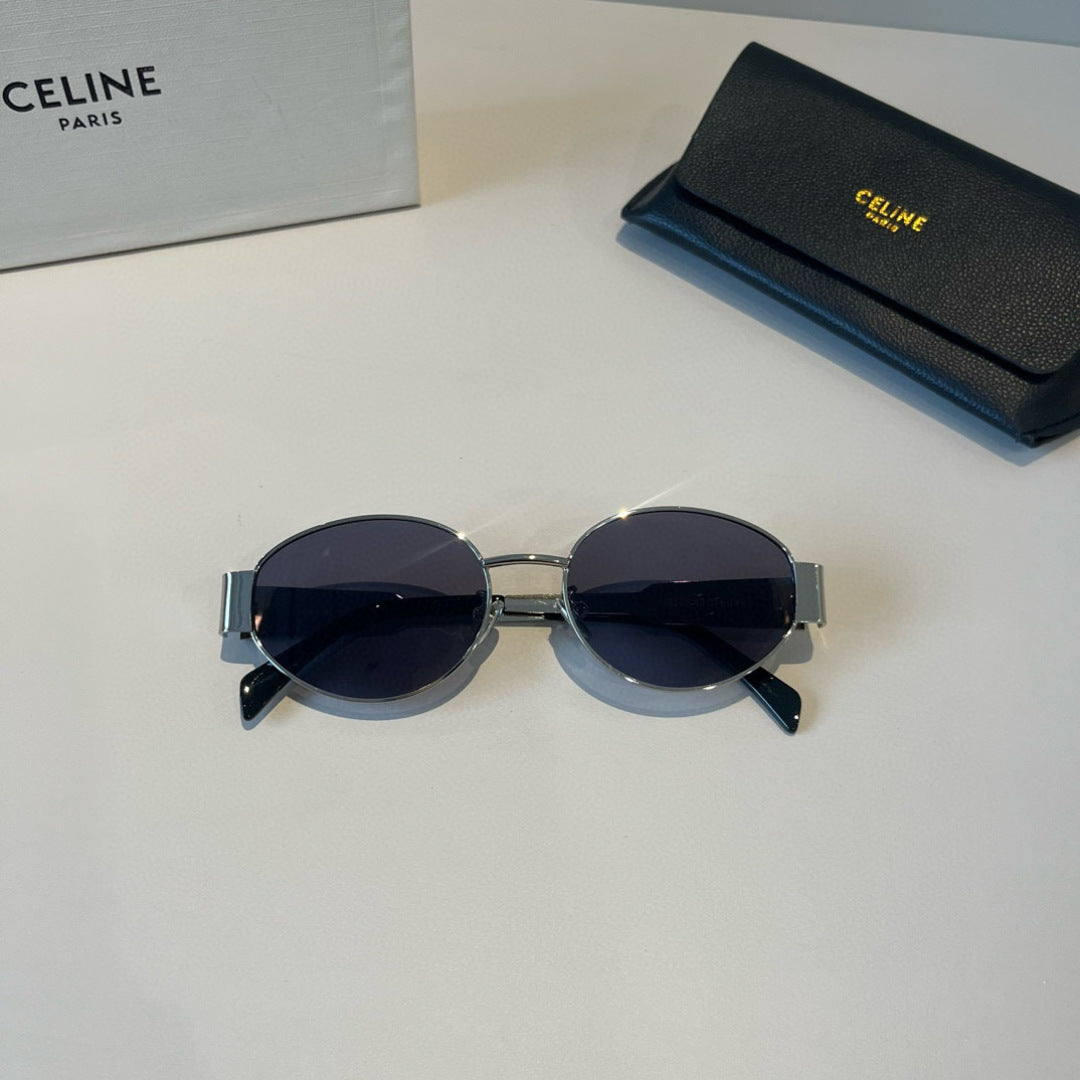Celine Cat-Eye Silver Lens Sunglasses for Men & Women - 358310 - detail image 4