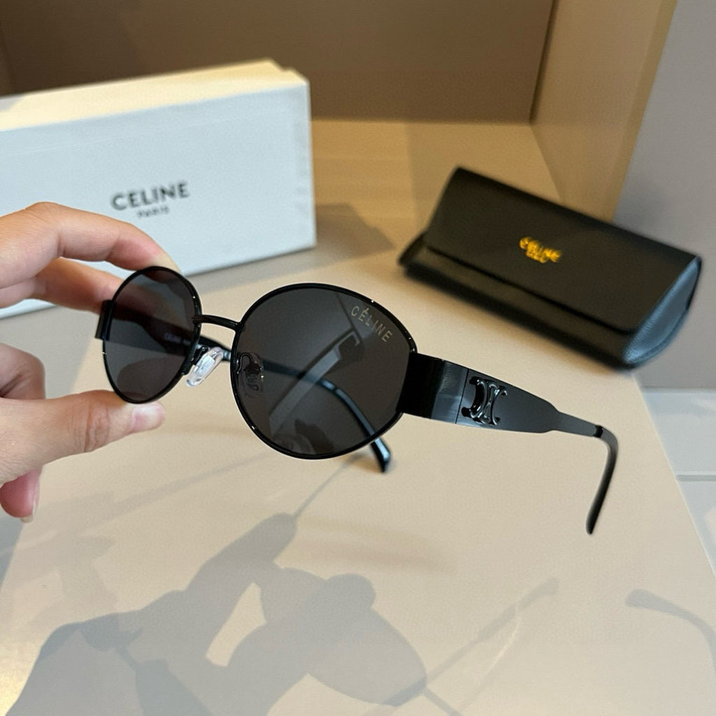 Celine Cat-Eye Silver Lens Sunglasses for Men & Women - 998073 - detail image 2