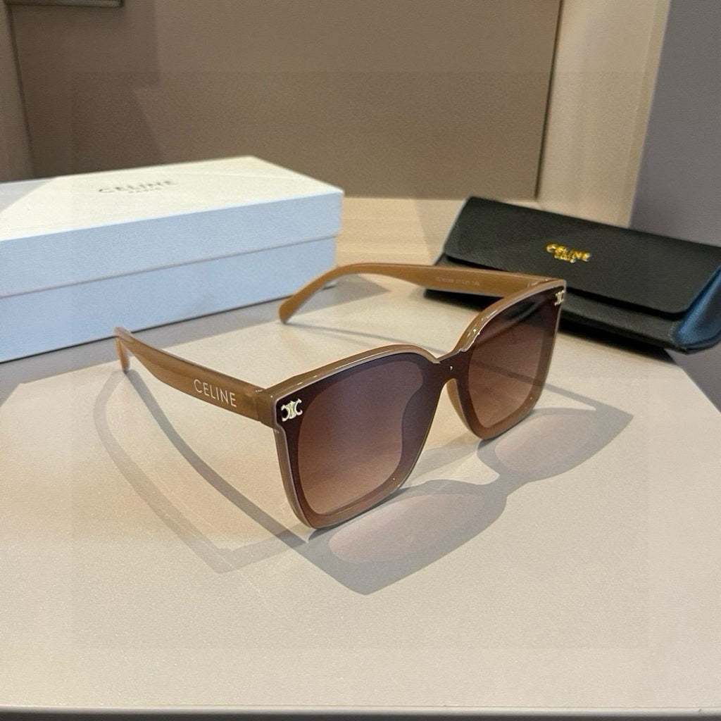 Celine Fashion Brown Lens Sunglasses for Men & Women - 358312