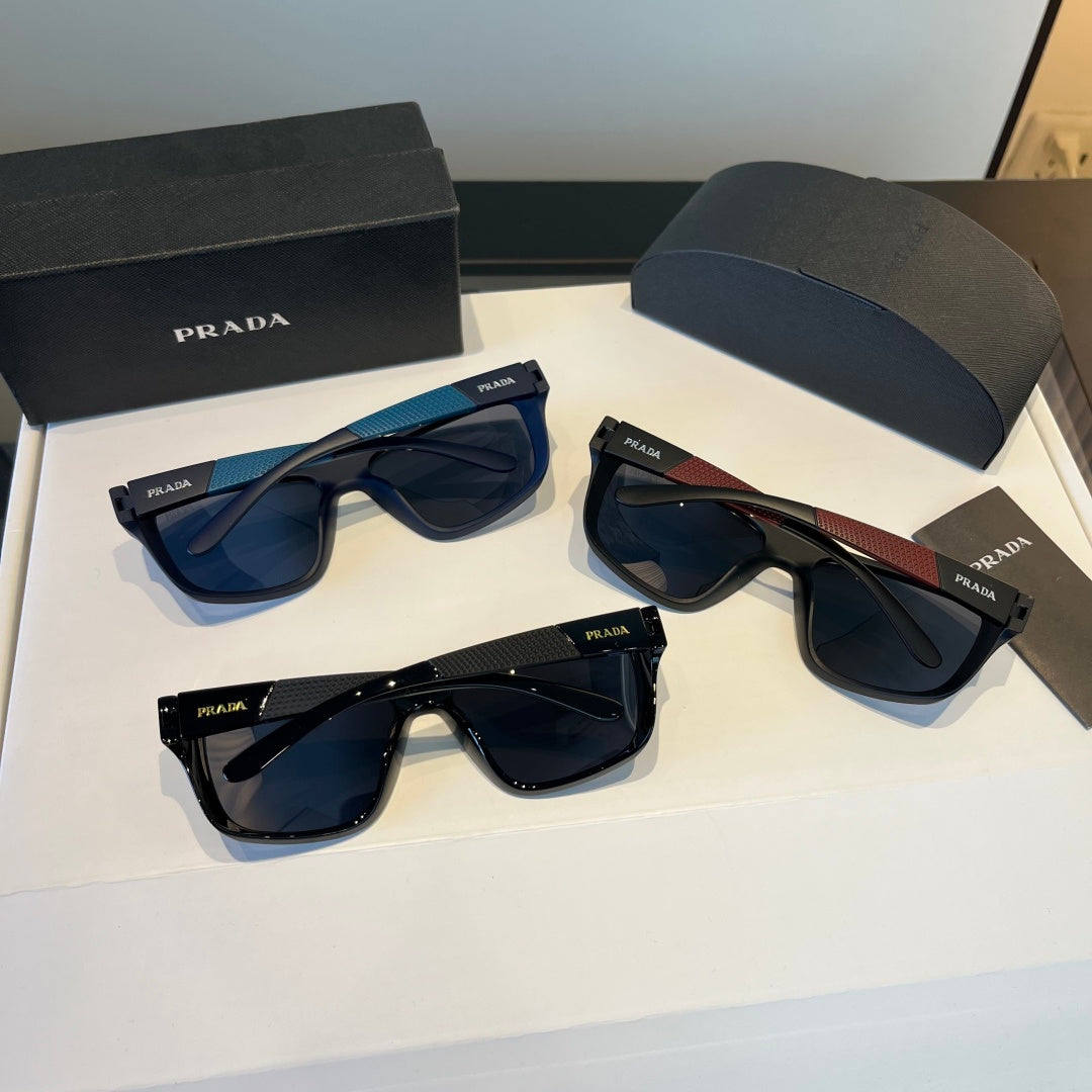 Prada Polarized Fashion Black Lens Sunglasses for Men - 432097 - detail image 8