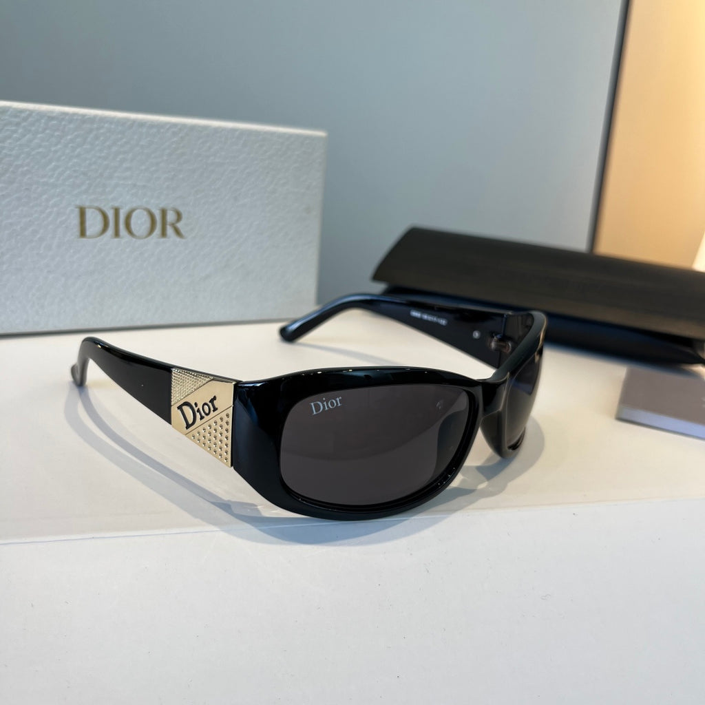 Dior Fashion Black Lens Sunglasses for Men & Women - 398684