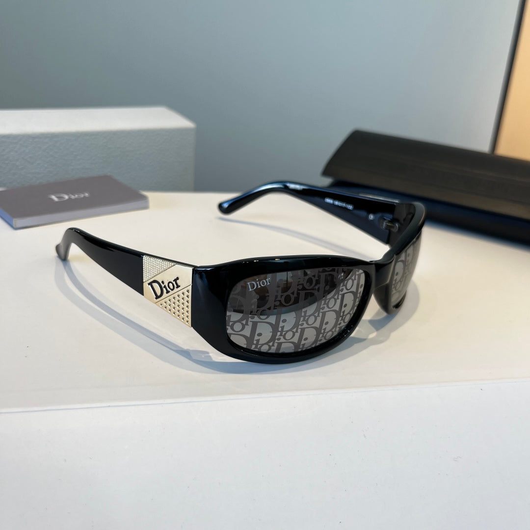 Dior Fashion Black Lens Sunglasses for Men & Women - 398686