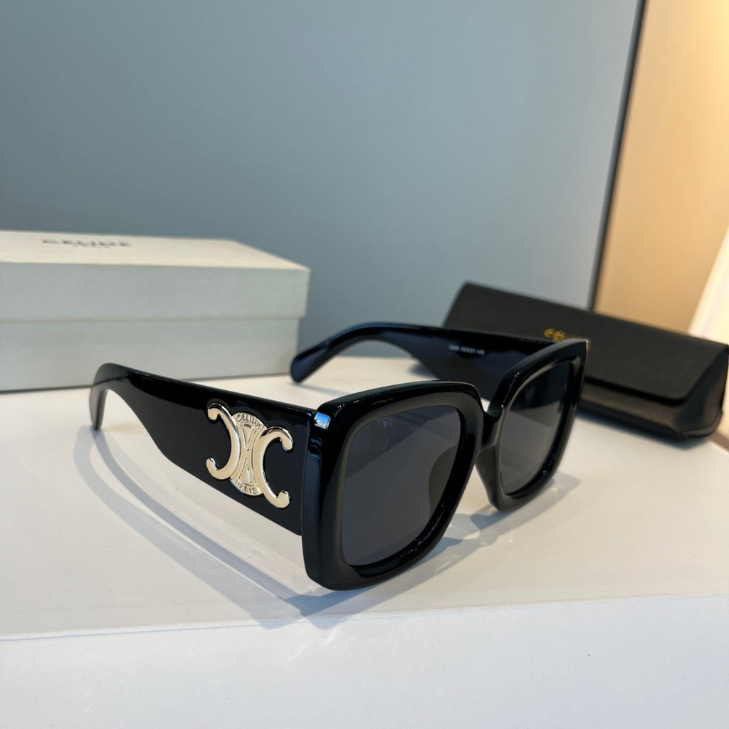 Celine Fashion Black Lens Sunglasses for Women - 415601
