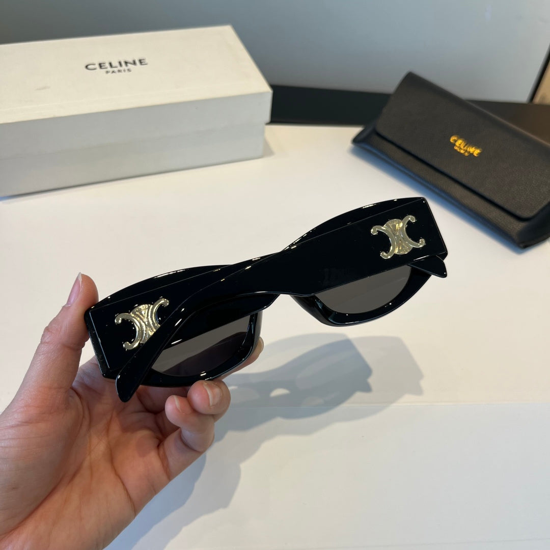 Celine Fashion Black Lens Sunglasses for Men & Women - 415603 - detail image 7