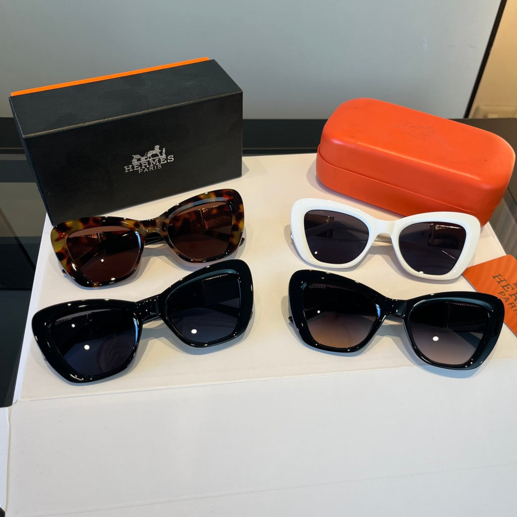 Hermès Oversized Black Lens Sunglasses for Women - detail image 10