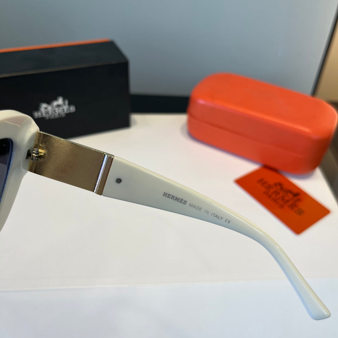 Hermès Oversized Silver Lens Sunglasses for Women - detail image 5