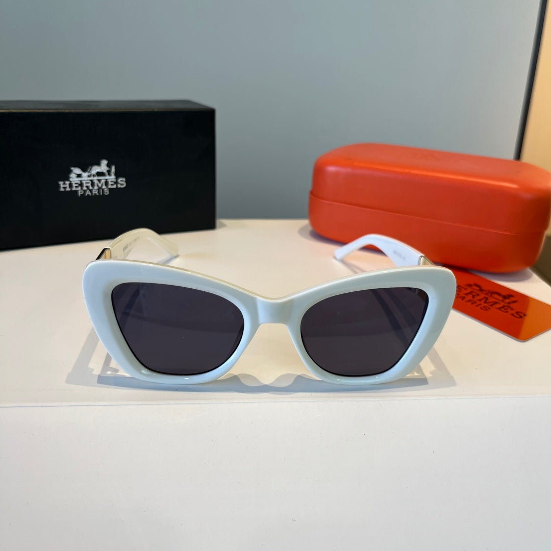 Hermès Oversized Silver Lens Sunglasses for Women - detail image 2