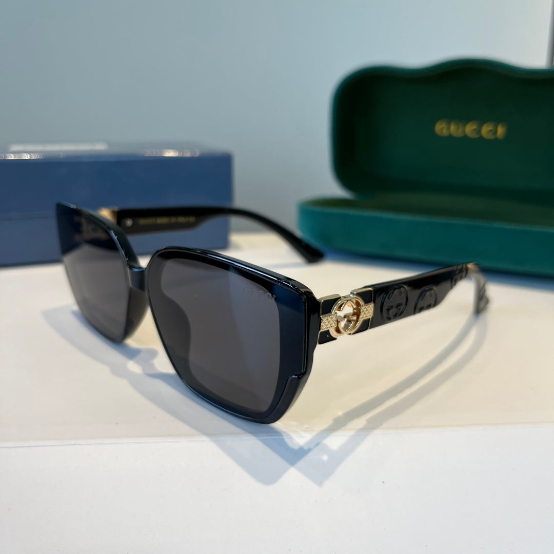 Gucci Oversized Black Lens Sunglasses for Women - 866944 - detail image 3