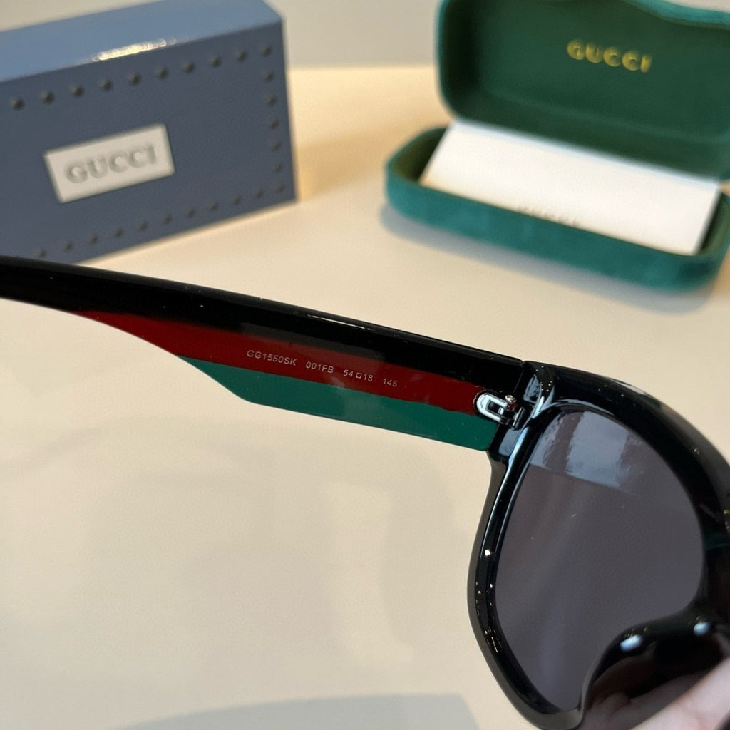 Gucci Oversized Black Lens Sunglasses for Men & Women - 464978 - detail image 9