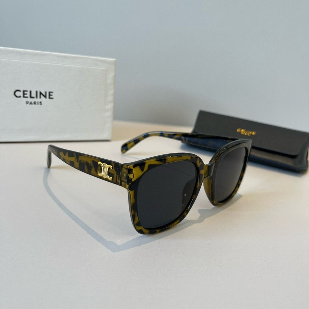 Celine Fashion Black Lens Sunglasses for Men & Women - 998039