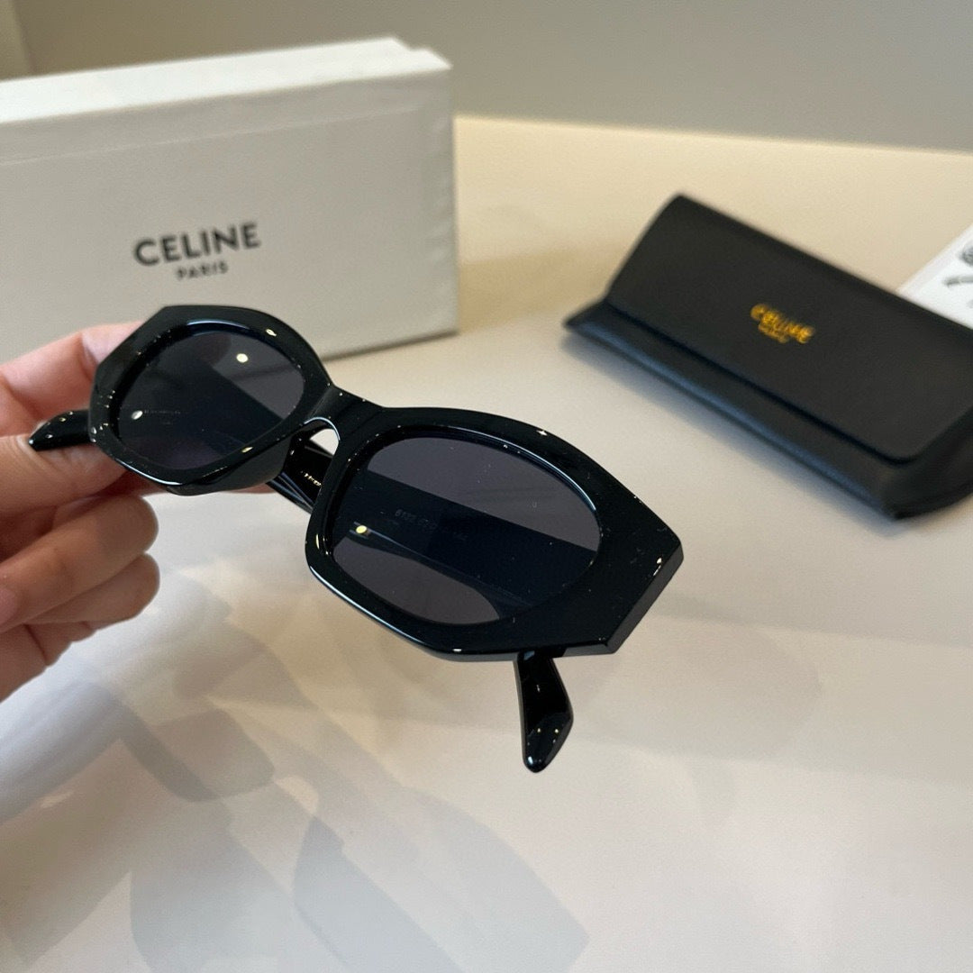 Celine Fashion Black Lens Sunglasses for Men & Women - 998043 - detail image 7