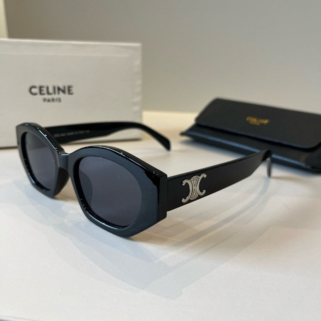 Celine Fashion Black Lens Sunglasses for Men & Women - 998043 - detail image 3