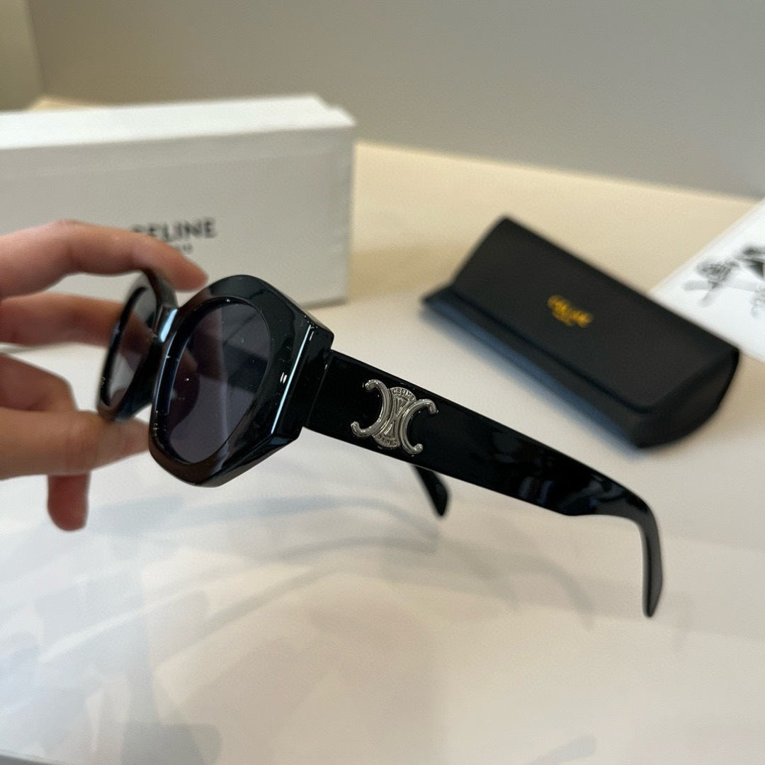 Celine Fashion Black Lens Sunglasses for Men & Women - 431961 - detail image 4