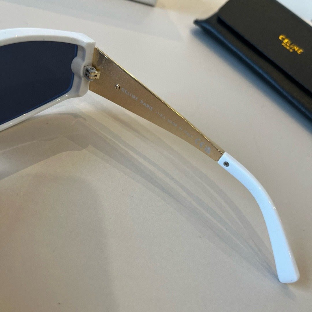 Celine Metal Fashion Blue Lens Sunglasses for Men & Women - 998052 - detail image 7
