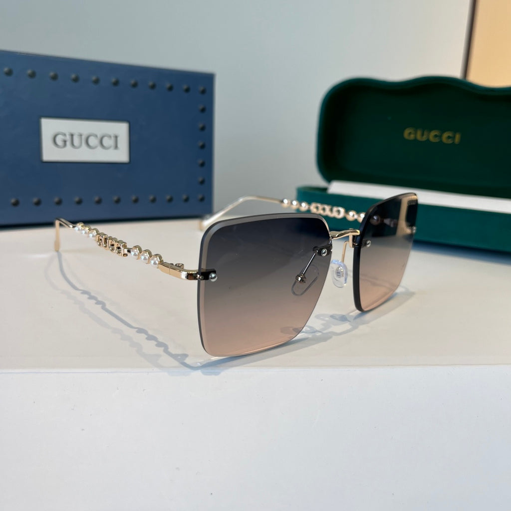 Gucci Oversized Silver Lens Sunglasses for Women - 866911