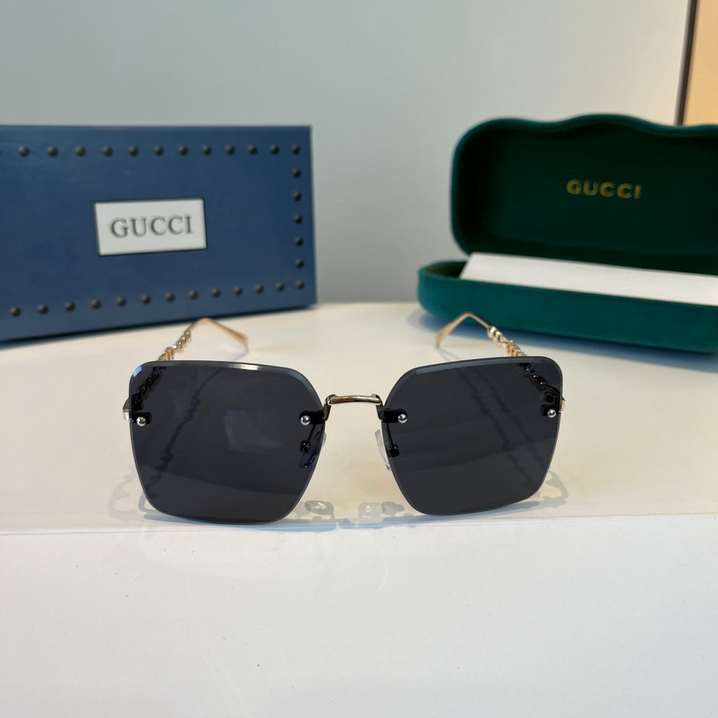 Gucci Oversized Silver Lens Sunglasses for Women - 866912 - detail image 2