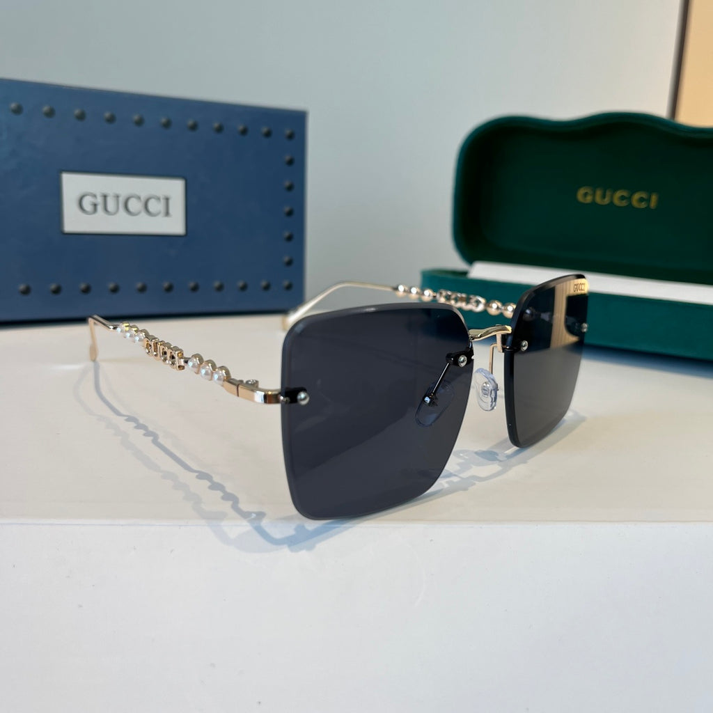 Gucci Oversized Silver Lens Sunglasses for Women - 997565