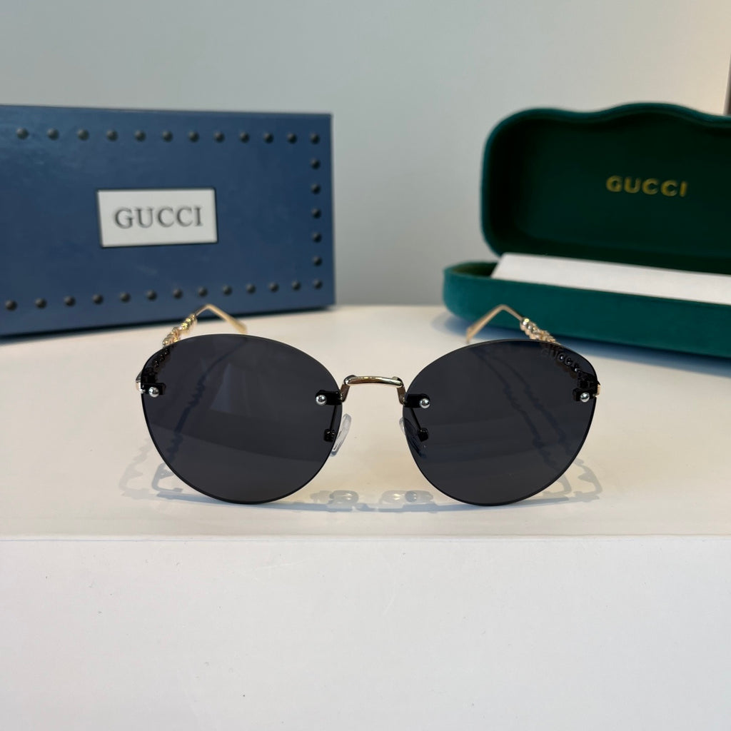 Gucci Oversized Silver Lens Sunglasses for Women - 997567 - detail image 2