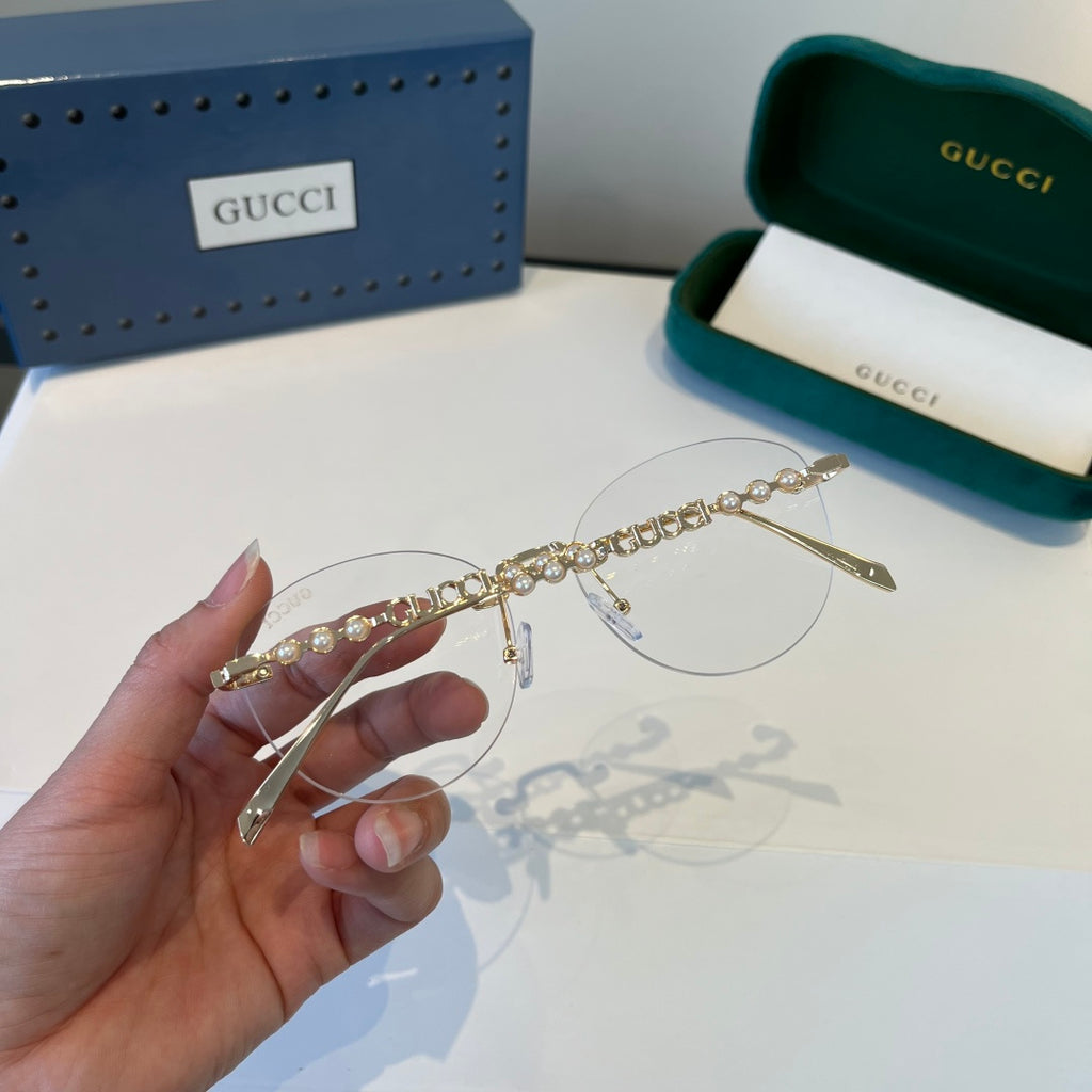 Gucci Oversized Silver Lens Sunglasses for Women - 997568 - detail image 8