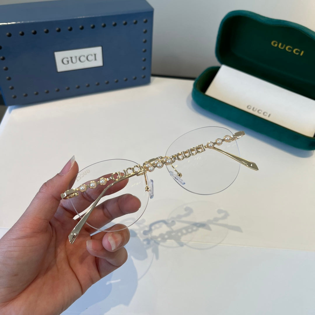 Gucci Oversized Silver Lens Sunglasses for Women - 997568 - detail image 8