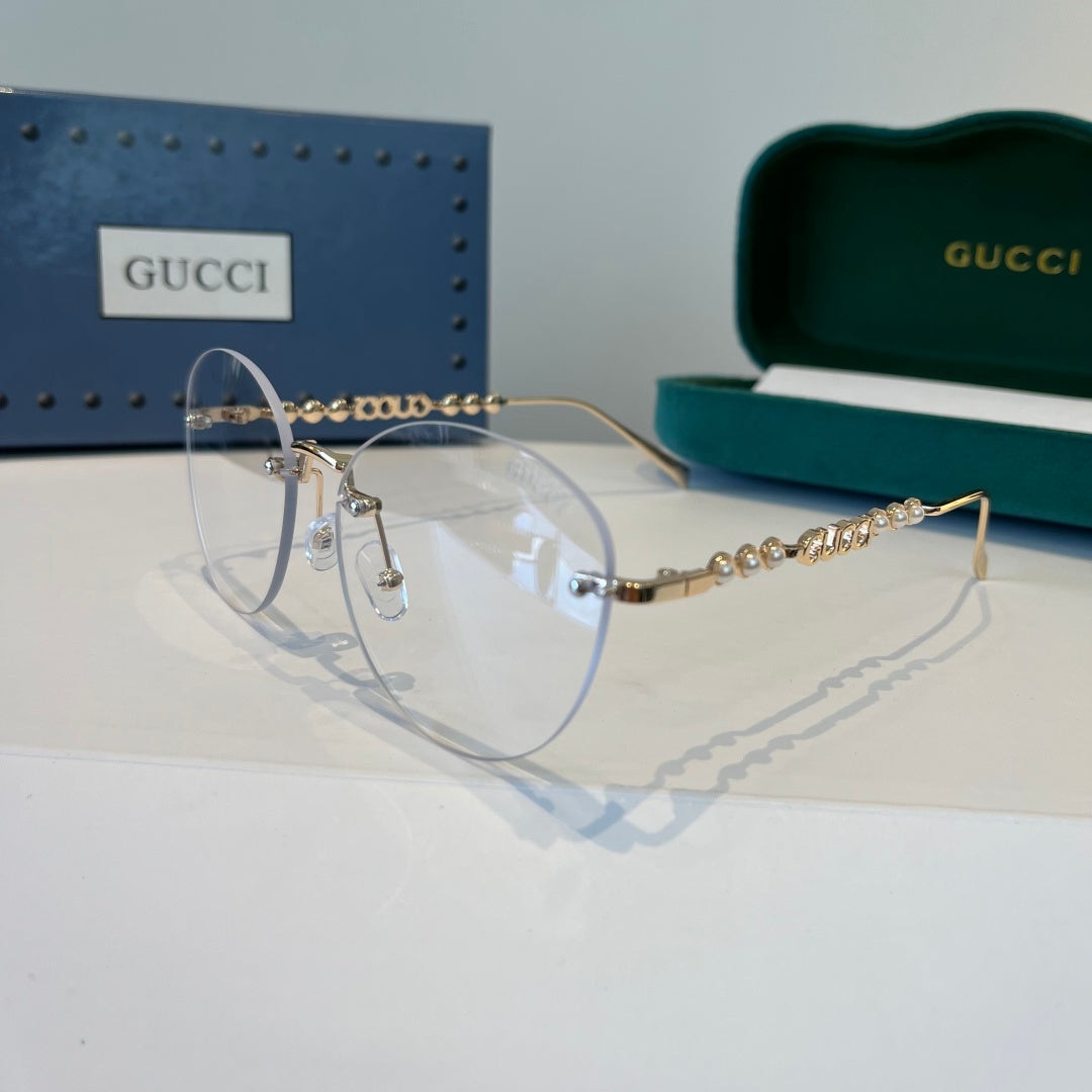 Gucci Oversized Silver Lens Sunglasses for Women - 997568 - detail image 3