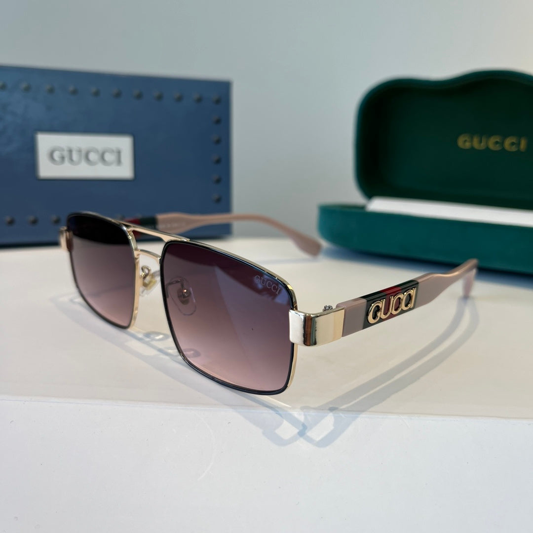 Gucci Oversized Silver Lens Sunglasses for Women - 997569 - detail image 3